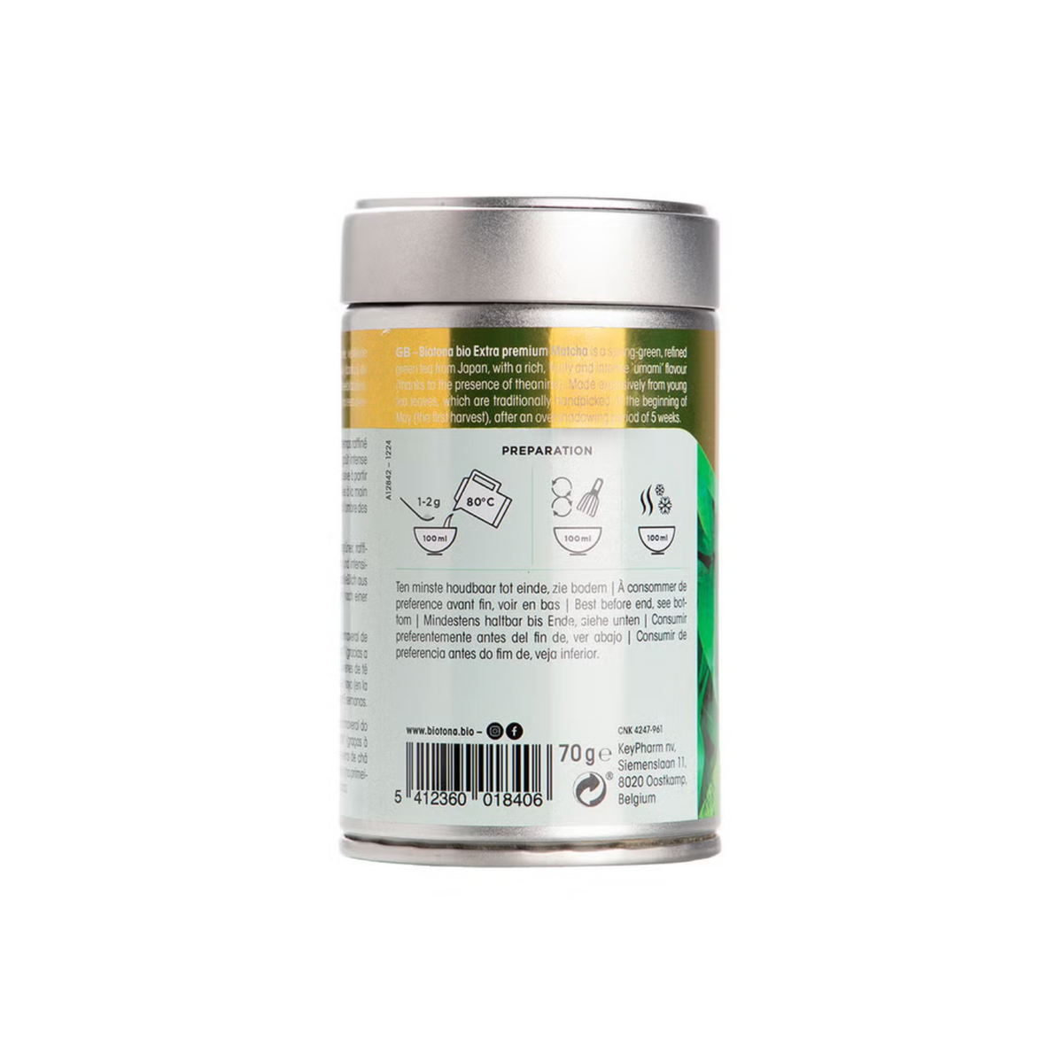 Té Matcha Extra Premium - Biotona