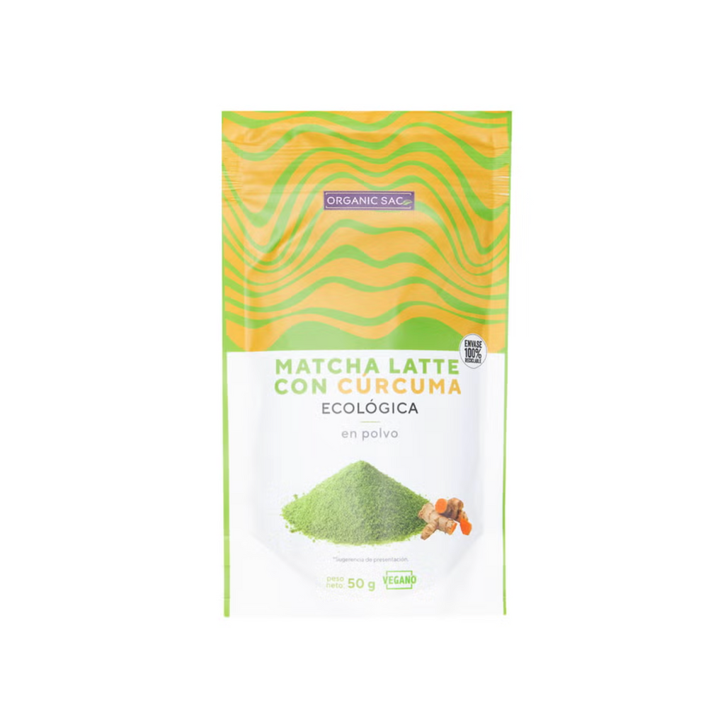 Matcha Latte con Cúrcuma - Organic Sac
