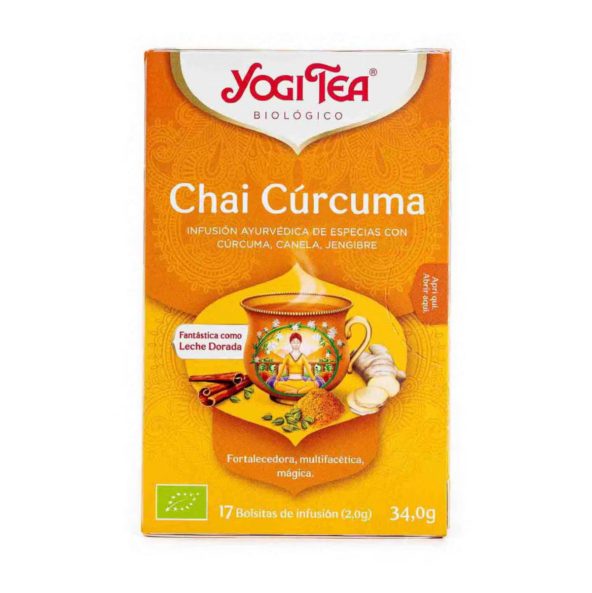 Infusión Chai Cúrcuma - Yogi Tea