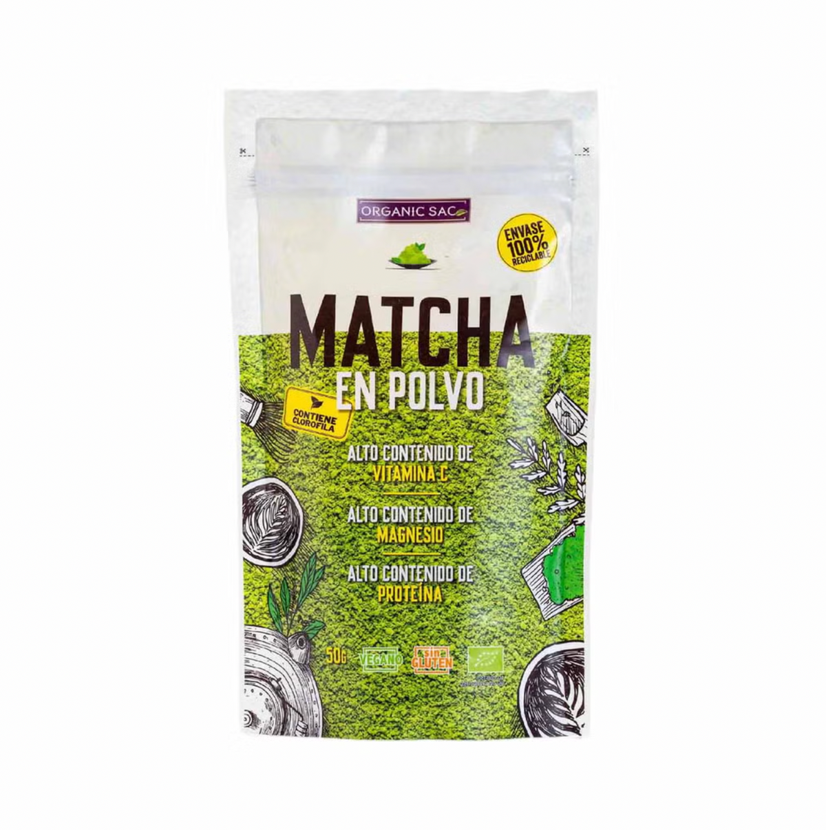 Bio Té Matcha en polvo - Organic Sac